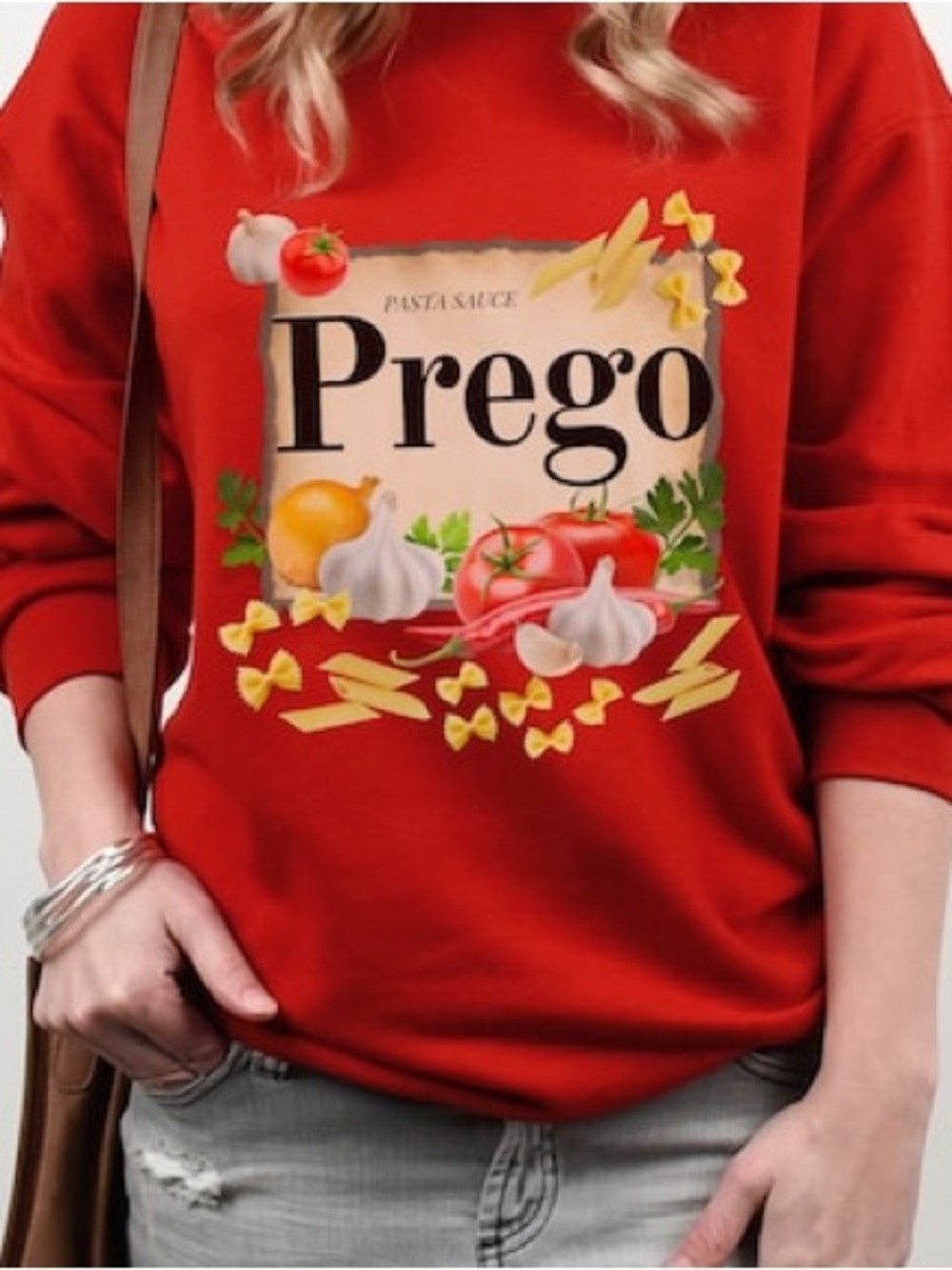 Prego Pasta Sauce Women’s Crew Sweater
